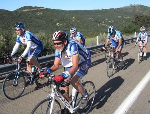 Len_leading_the_climb